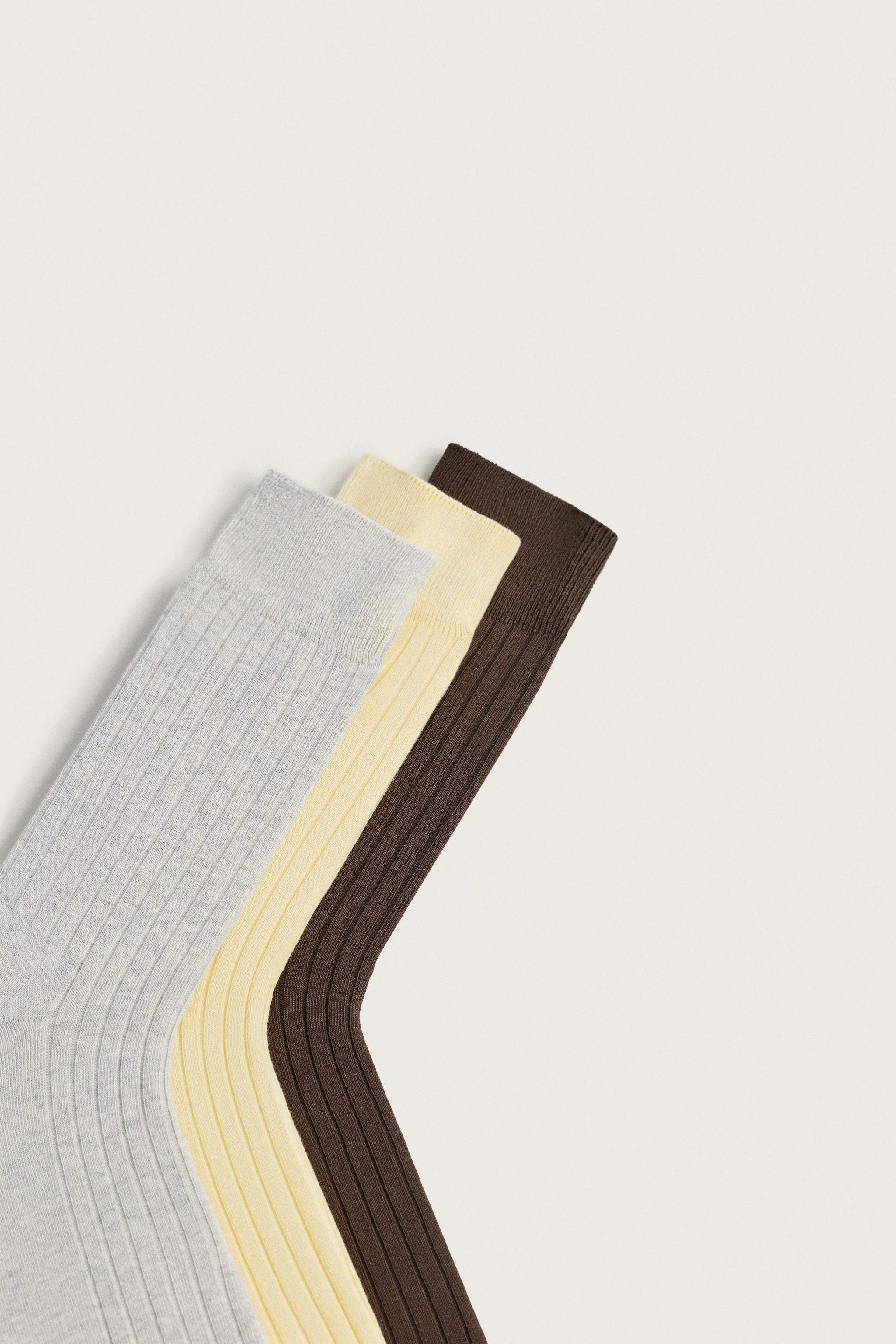 PACK DE 3 CHAUSSETTES CÔTELÉES